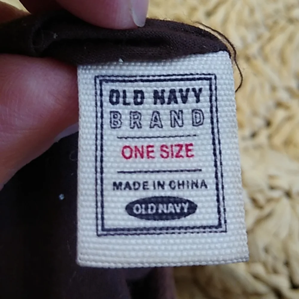 Old Navy Hemp Weave Backpack Tote